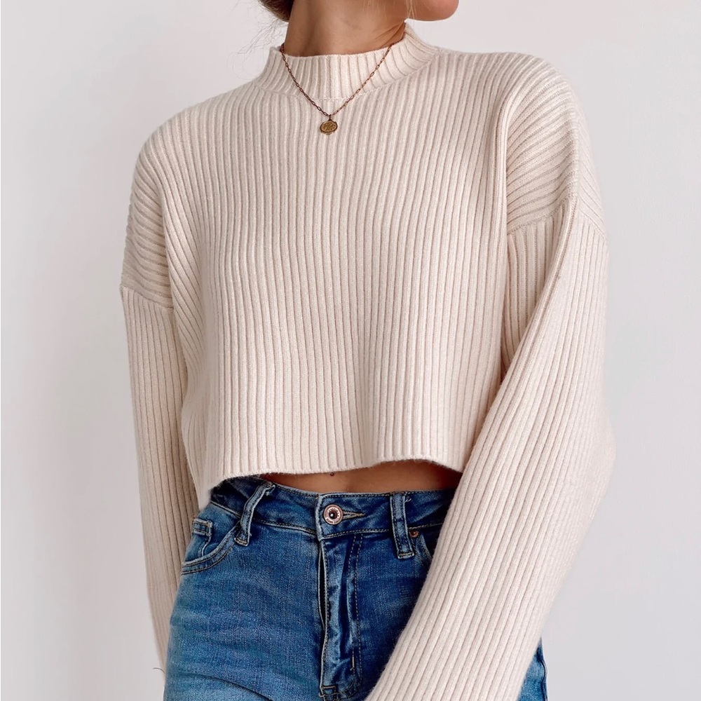 Cropped sweater